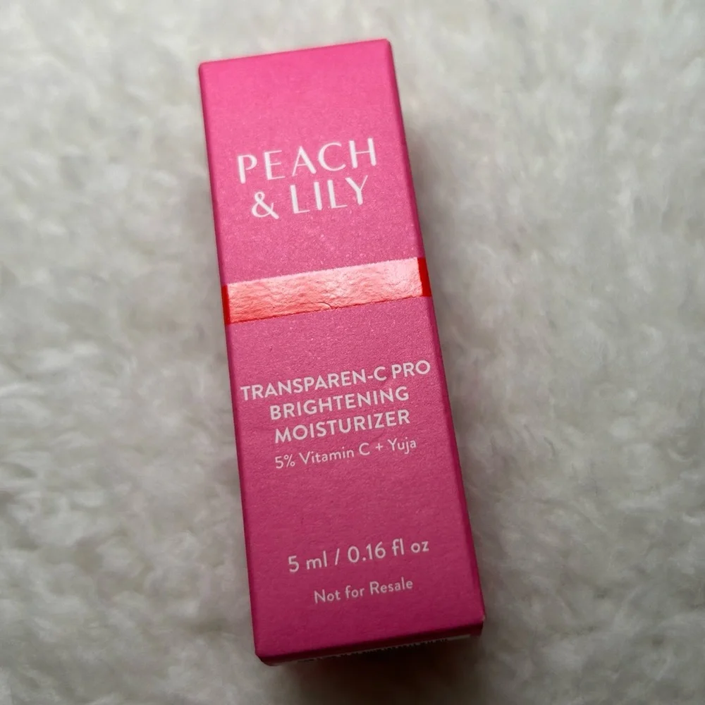 Peach & Lily Transparen C Pro Brightening Moisturizer Sample NEW